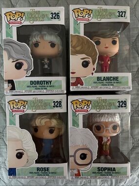 Funko Pop! The Golden Girls Dorothy, Blanche, Rose & Sophia - Set of 4